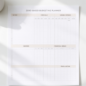 Zero-Based Household Budget Planner