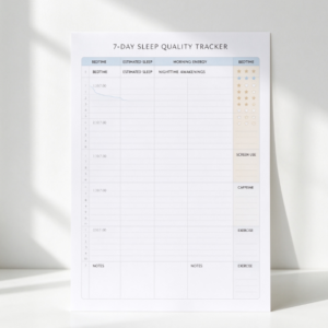 7-Day Sleep Quality Tracker