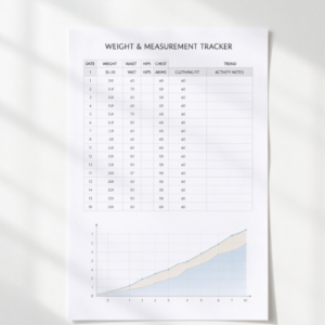 Weight and Body Measurement Tracker