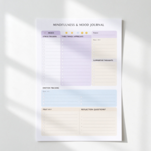 Mindfulness and Mood Journal