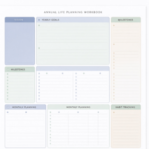 Annual Life Blueprint Planner