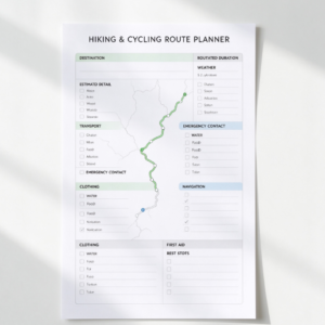 Outdoor Adventure and Gear Checklist
