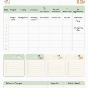 Pet Care and Health Tracker