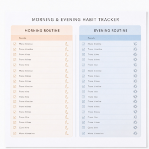 Morning and Evening Habit Tracker