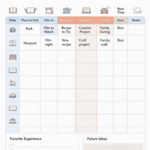 Weekend Activities and Leisure Planner